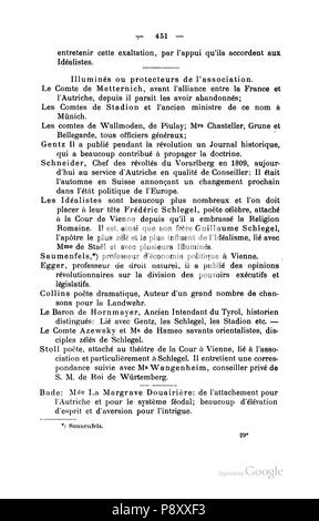 . 304 Geschichte des Illuminaten-Ordens (Engel) 451 Stockfoto