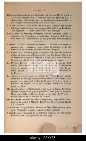 . 304 Geschichte des Illuminaten-Ordens (Engel) 453 Stockfoto