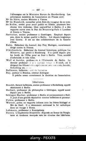 . 304 Geschichte des Illuminaten-Ordens (Engel) 457 Stockfoto