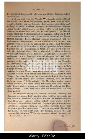 . 304 Geschichte des Illuminaten-Ordens (Engel) 465 Stockfoto