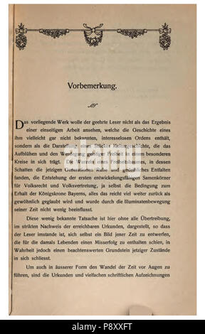 . 304 Geschichte des Illuminaten-Ordens (Engel) p003 Stockfoto