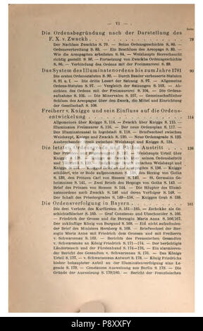 . 304 Geschichte des Illuminaten-Ordens (Engel) p006 Stockfoto