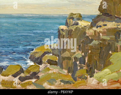 . 313 Granville Redmond - felsige Klippen, Catalina Island Stockfoto