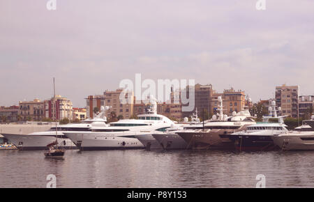 Marina Port Vell Barcelona Spanien Stockfoto