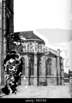 268 Eglise Saint-Germain-Abside, Côté Sud - Vitry-sur-Seine - Médiathèque de l'architecture et du patrimoine - APMH 00007033 Stockfoto