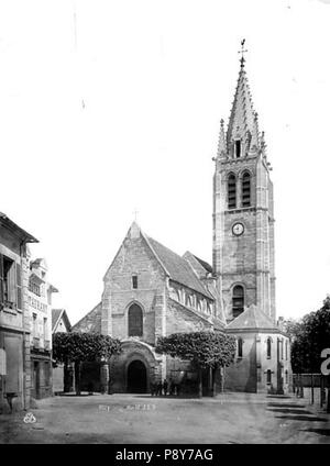 268 Eglise Saint-Germain-Fassade Ouest - Vitry-sur-Seine - Médiathèque de l'architecture et du patrimoine - APMH 00007032 Stockfoto
