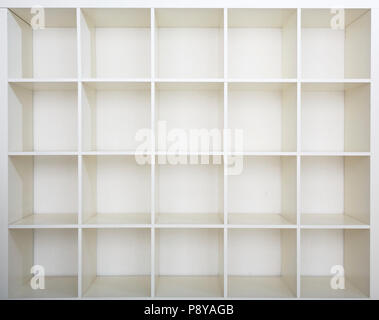 Leeren Bücherregal. Stockfoto