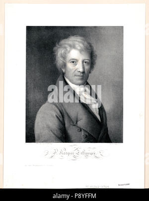 Johann Kaspar Zellweger Stockfoto