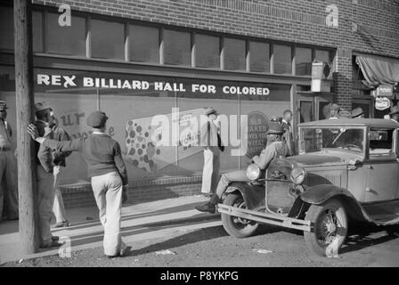 Rex Billardraum für Farbige, Beale Street, Memphis, Tennessee, USA, Marion Post Wolcott, Farm Security Administration, Oktober 1939 Stockfoto