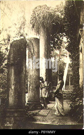 . 307 Gloeden, Wilhelm von (1856-1931) - n. 0273 - Villa Tasca, Palermo - cartolina Stockfoto