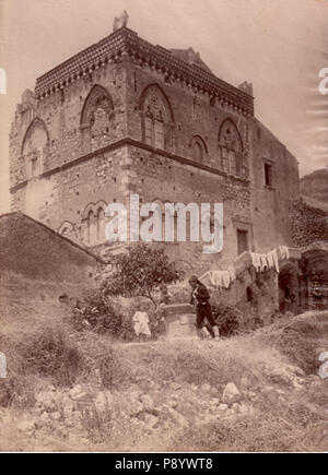 . 307 Gloeden, Wilhelm von (1856-1931) - n. 0548 - Palazzo dei Duchi di Santo Stefano (Taormina) Stockfoto