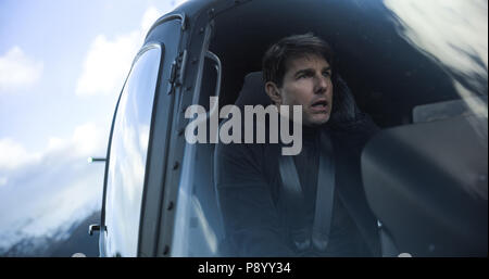 RELEASE Datum: Juli 27, 2018 TITEL: Mission: Impossible - Fallout Studio: Paramount Pictures Regie: Christopher McQuarrie PLOT: Ethan Hunt und seine IWF Team, zusammen mit einigen vertrauten Verbündeten, Wettlauf gegen die Zeit nach einer Mission schief gegangen. STARRING: TOM CRUISE als Ethan Hunt. (Bild: © Paramount Pictures/Entertainment Bilder) Stockfoto