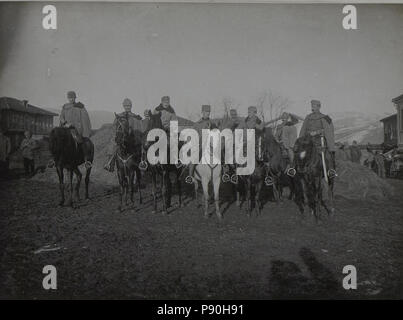 . 363 Kommando des Kommando-Trainzuges des 8. Korpskommandos. In Trstenik: Aufgenommen im November 1915. (BildID) 15452792 Stockfoto
