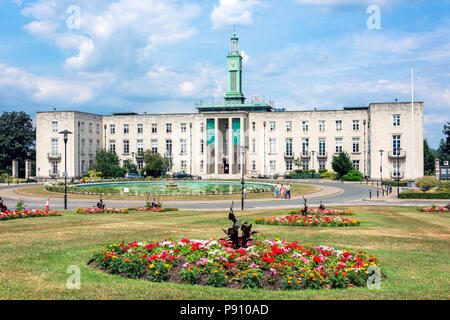 Waltham Forest Rathaus, Forest Road, Walthamstow, London Borough von Waltham Forest, Greater London, England, Vereinigtes Königreich Stockfoto