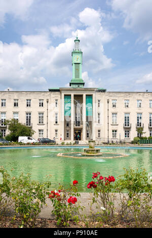 Waltham Forest Rathaus, Forest Road, Walthamstow, London Borough von Waltham Forest, Greater London, England, Vereinigtes Königreich Stockfoto