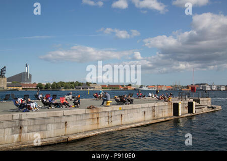 Nordre Toldbod Langelinie Kai; Kopenhagen; Dänemark Stockfoto