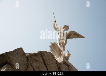 Friedhof in Hong Kong Downtown an einem sonnigen Tag Stockfoto