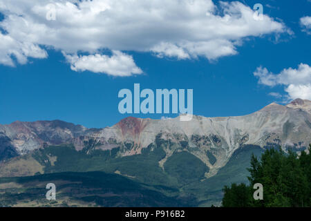 Landschaft um Telluride, Colorado, am Highway 145 Stockfoto