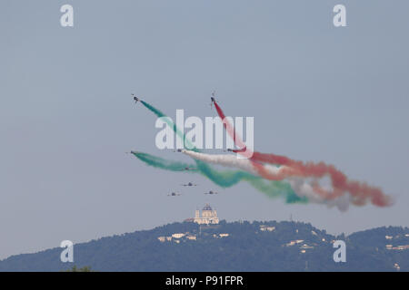 Turin, Italien. 01.Juni 2018 Ausstellung der Pfeile in Turin AIR SHOW 2016 Centenary Aeritalia Credit: Unabhängige Fotoagentur/Alamy leben Nachrichten Stockfoto