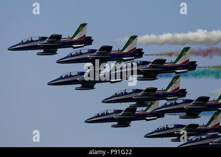 Turin, Italien. 01.Juni 2018 Ausstellung der Pfeile in Turin AIR SHOW 2016 Centenary Aeritalia Credit: Unabhängige Fotoagentur/Alamy leben Nachrichten Stockfoto