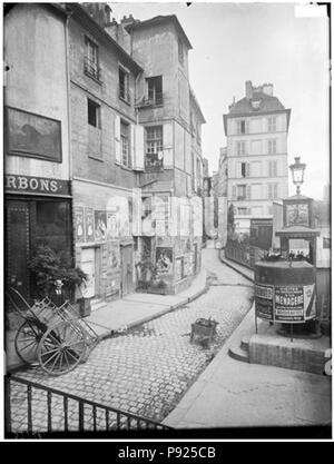 408 Maison-Fassade sur Rue - Paris 04 - Médiathèque de l'architecture et du patrimoine - APMH 00037721 Stockfoto