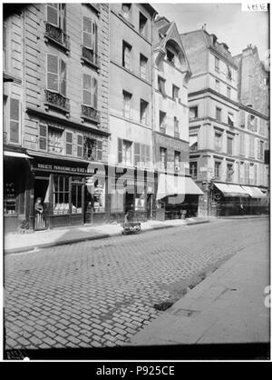 408 Maison-Fassade sur Rue - Paris 04 - Médiathèque de l'architecture et du patrimoine - APMH 00037797 Stockfoto