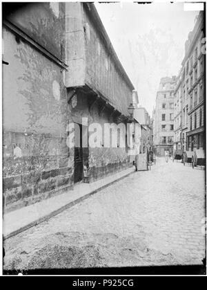 408 Maison-Fassade sur Rue - Paris 04 - Médiathèque de l'architecture et du patrimoine - APMH 00037782 Stockfoto