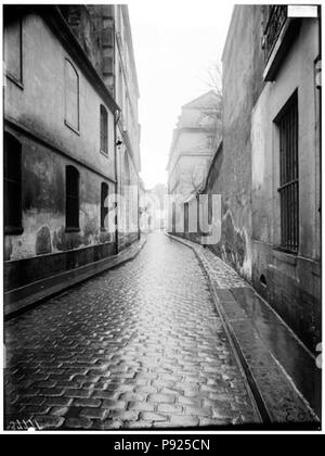 408 Maison-Fassade sur Rue - Paris 05 - Médiathèque de l'architecture et du patrimoine - APMH 00037771 Stockfoto