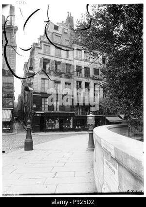 408 Maison-Fassade sur Rue - Paris 06 - Médiathèque de l'architecture et du patrimoine - APMH 00037863 Stockfoto