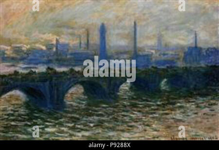 . 427 Monet - Waterloo - Brücke-5894 Stockfoto
