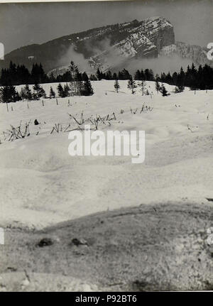 . 451 Panorama, Standpunkt, Werk Lusern. (16. Teilbild zu WK1 ALB082 24365 a) (BildID) 15631015 Stockfoto