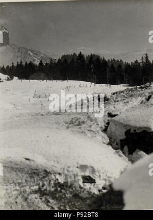 . 451 Panorama, Standpunkt, Werk Lusern. (17. Teilbild zu WK1 ALB082 24365 a) (BildID) 15631022 Stockfoto