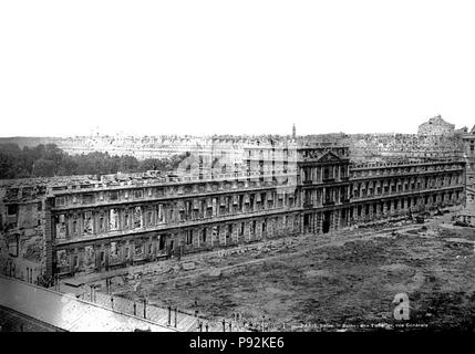 445 Palais des Tuileries - Ruinen - Paris - Médiathèque de l'architecture et du patrimoine - APMH 00006642 Stockfoto