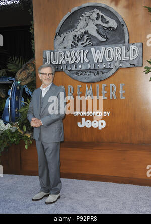 Film Premiere Jurassic Welt: Gefallene Königreich Mit: Steven Spielberg Wo: Los Angeles, Kalifornien, Vereinigte Staaten, wenn: 13 Jun 2018 Credit: Apega/WENN.com Stockfoto