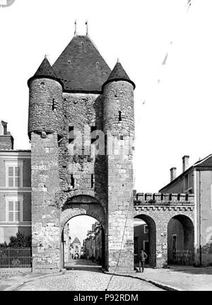 468 Porte de Paris - Moret-sur-Loing - Médiathèque de l'architecture et du patrimoine - APMH 00009123 Stockfoto