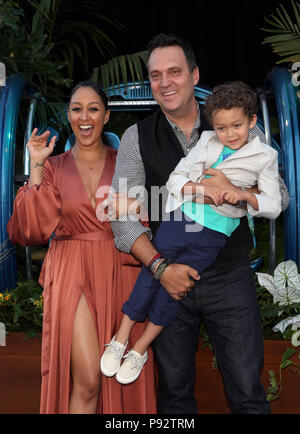 Premiere von Universal Pictures und Amblin Entertainment's 'Jurassic Welt: Gefallene Königreich" Mit: Tamera Mowry-Housley, Adam Housley, Aden Housley Wo: Los Angeles, Kalifornien, Vereinigte Staaten, wenn: 13 Jun 2018 Credit: FayesVision/WENN.com Stockfoto