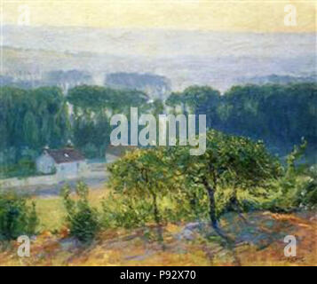 . 482 Rose - am späten Nachmittag - giverny-1910 Stockfoto