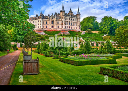 Dunrobin Castle (SC18) Stockfoto