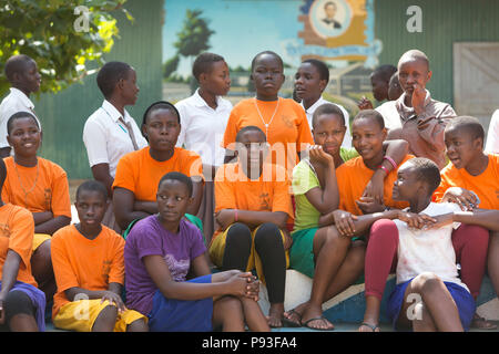 Bombo, Uganda - Studenten der Don Bosco Vocational Training Centre, Bombo. Stockfoto