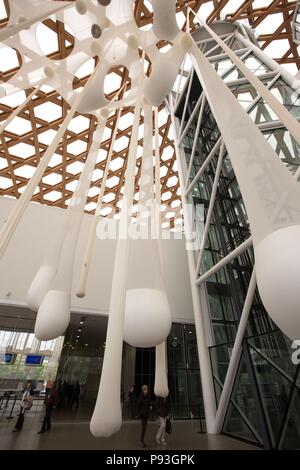 Unendliche GARTEN AUSSTELLUNG, VON GIVERNY, die dem Amazonas, Centre Pompidou METZ, (57) Moselle, Lorraine Stockfoto