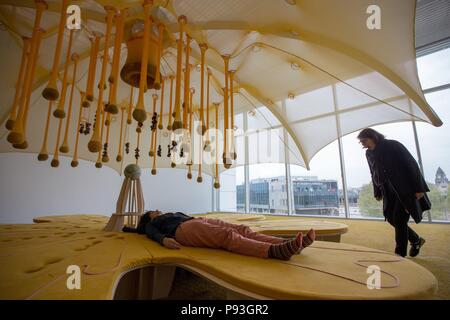 Unendliche GARTEN AUSSTELLUNG, VON GIVERNY, die dem Amazonas, Centre Pompidou METZ, (57) Moselle, Lorraine Stockfoto