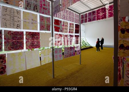 Unendliche GARTEN AUSSTELLUNG, VON GIVERNY, die dem Amazonas, Centre Pompidou METZ, (57) Moselle, Lorraine Stockfoto