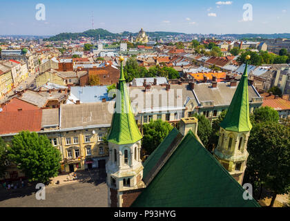 Elisabeth Kirche in Lemberg Stockfoto