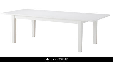 Holz Klapptisch auf weißem Hintergrund. Beschneidungspfad gehören