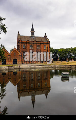 Externe Ansicht des Ryhope Motoren Museum einen Grad 2* aufgeführten ehemaligen dampfbetriebene Wasser Pumpstation im Jahre 1868 erbaut, um Wasser zu Sunderland zu liefern Stockfoto