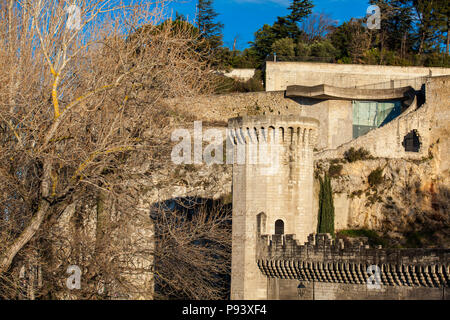 Mittelalterlichen erbaut Avignon ummauerten Stadt Stockfoto