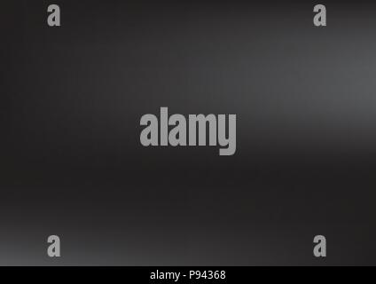 Dunkelgrau Schwarz Gradient Unschärfe Abstrakt Hintergrund. Vector Illustration. Stock Vektor