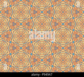 Zierpflanzen ethnischen nahtlose Muster Stock Vektor