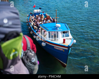 Wasser Taxi auf den Scilly-inseln. Stockfoto