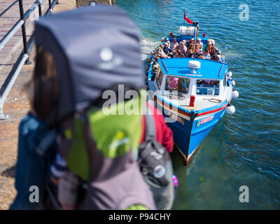 Wasser Taxi auf den Scilly-inseln. Stockfoto